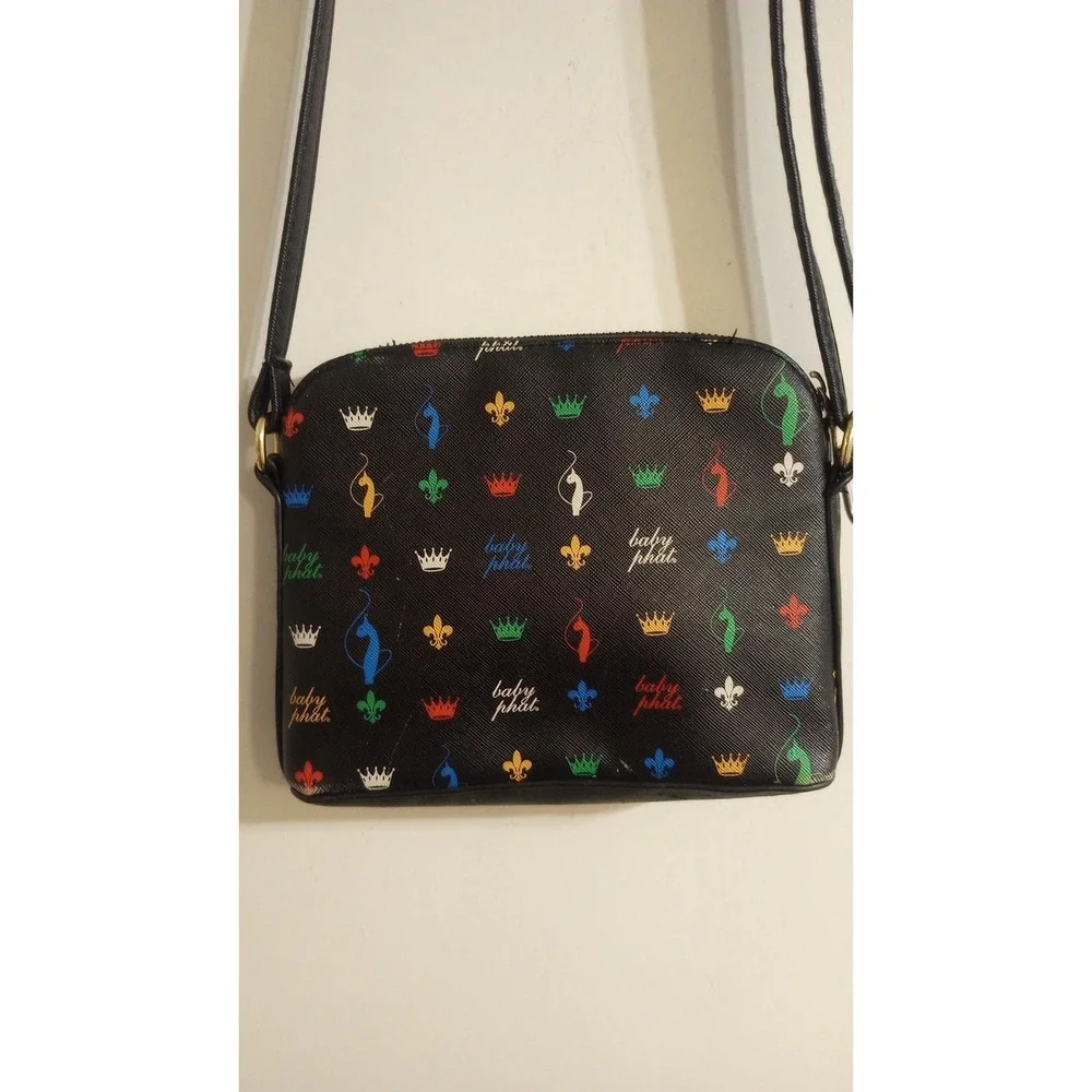 Y2K Vintage Baby Phat Rainbow Logo Purse Handbag‎ VGUC